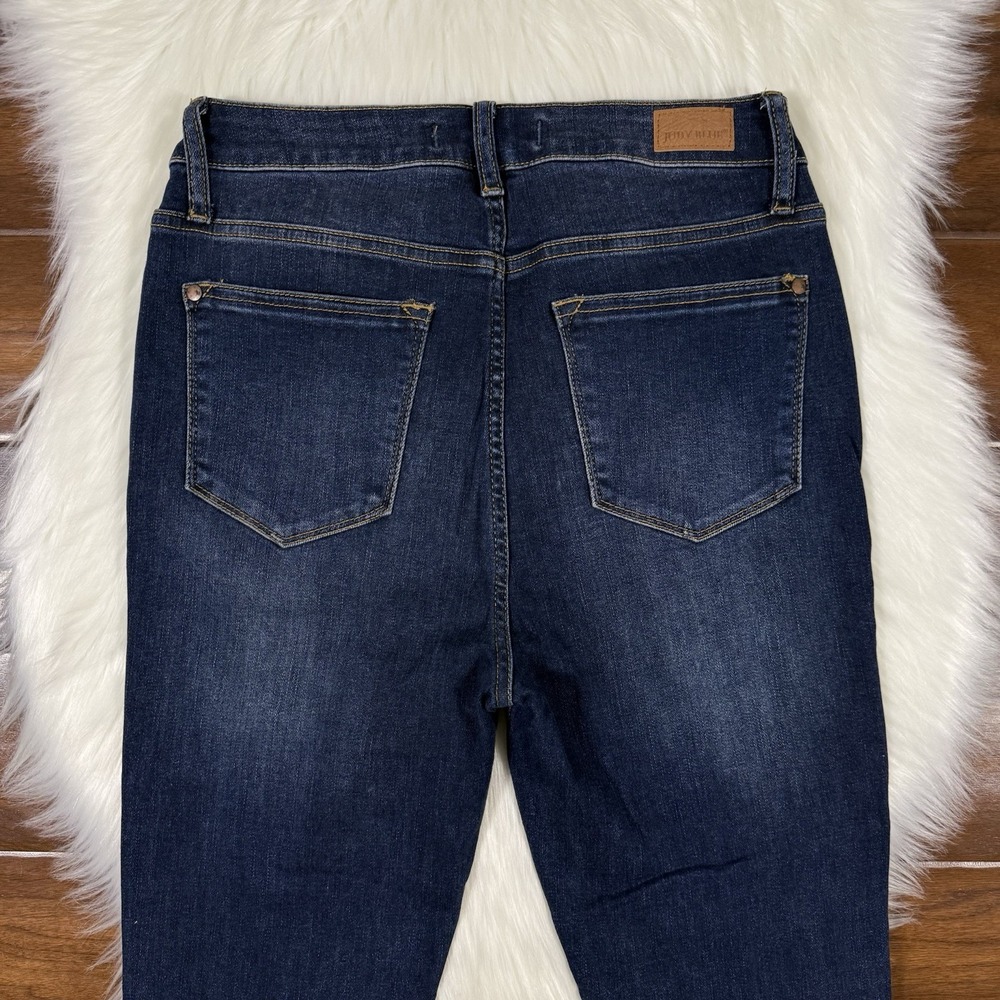 Judy Blue Women's‎ Size 7 / 28 Dark Wash Seamed Skinny Fit Denim Jeans - Picture 7 of 7